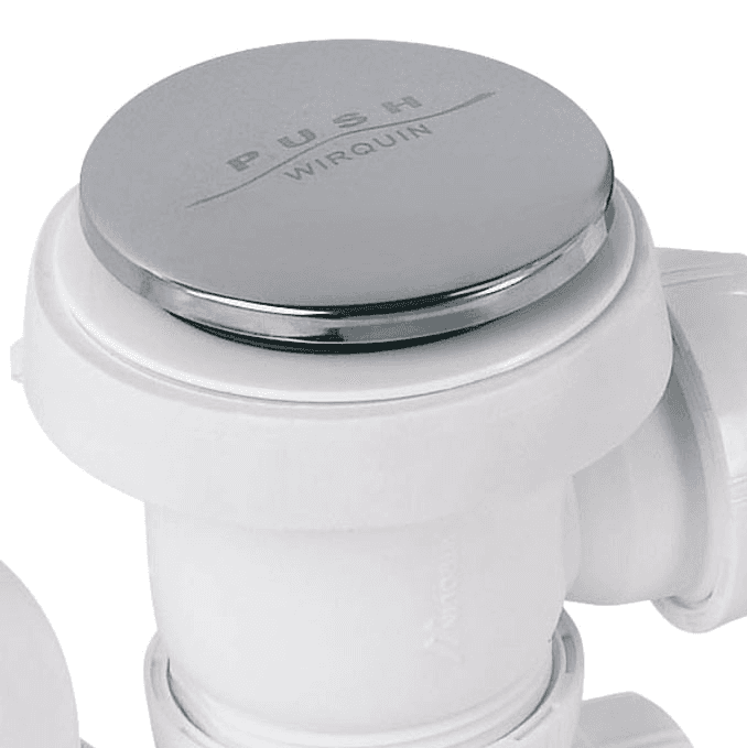 Vidage de baignoire complet Quick-clac Wirquin avec siphon orientable / Norme NF - vue 4