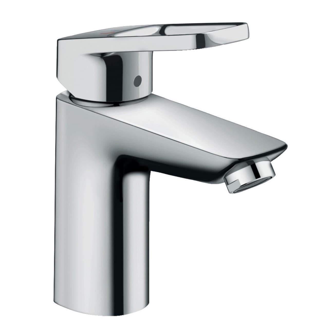 Mitigeur de lavabo Hansgrohe Logis Loop 100 CoolStart en laiton chromé avec tirette et vidage