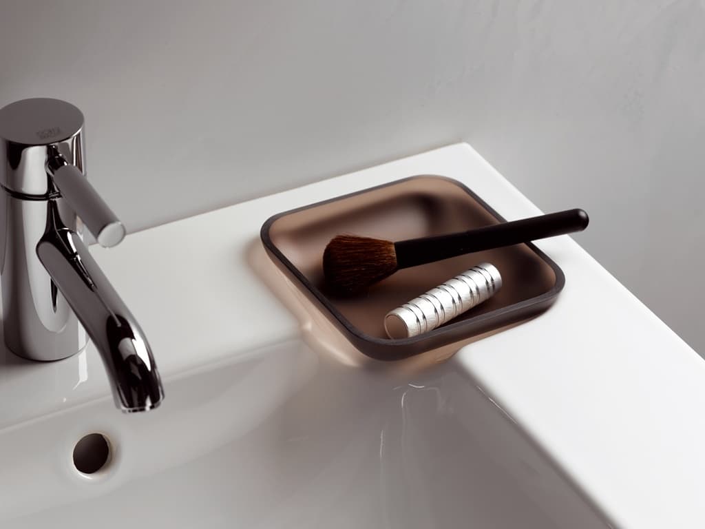 Lavabo à poser Geberit / Keramag iCon 50 cm décentré à droite - vue 4