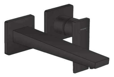 Mitigeur de lavabo encastré Hansgrohe Metropol 225 mm en noir mat