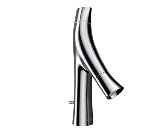 Mitigeur de lavabo AXOR Starck Organic 80 avec tirette et vidage - vue 3