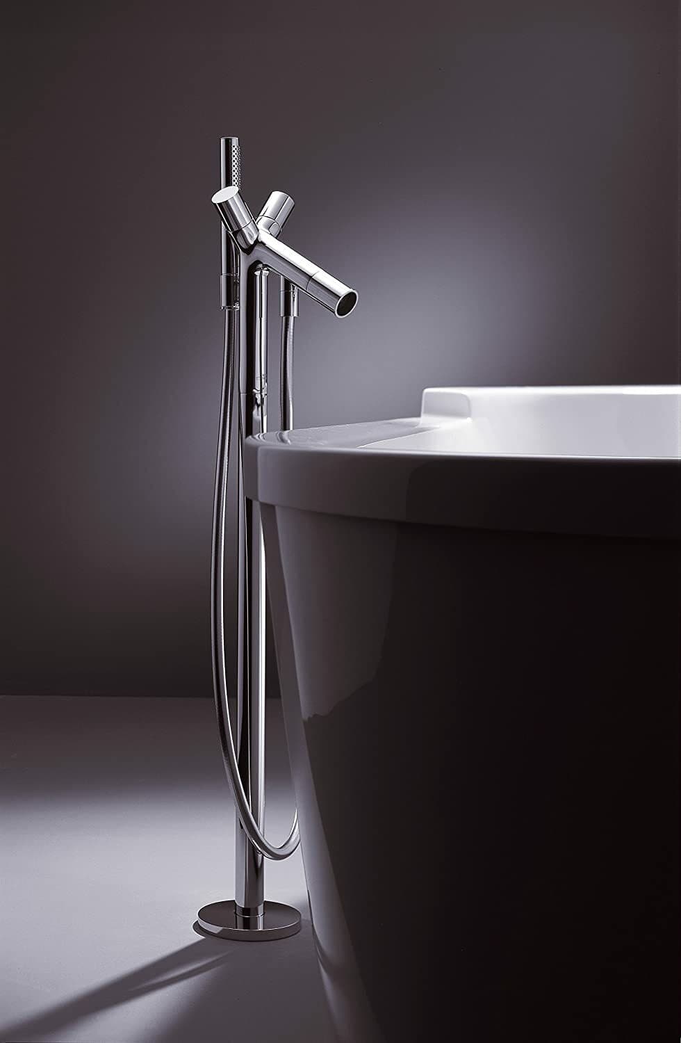 Mélangeur de bain / douche AXOR Starck pour montage au sol - vue 3