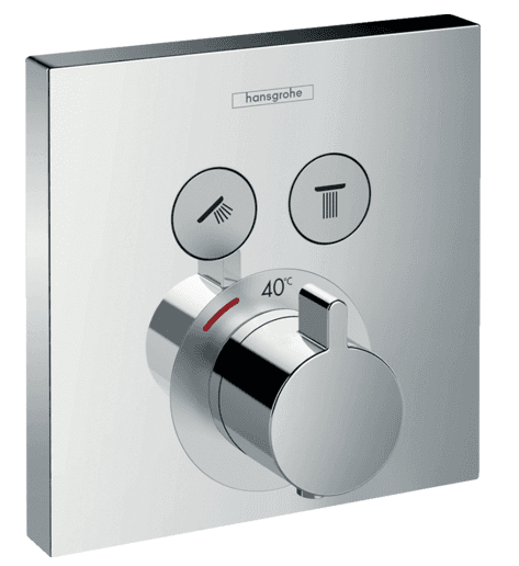 Set de finition pour mitigeur thermostatique encastré Hansgrohe ShowerSelect