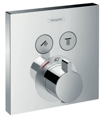 Set de finition pour mitigeur thermostatique encastré Hansgrohe ShowerSelect