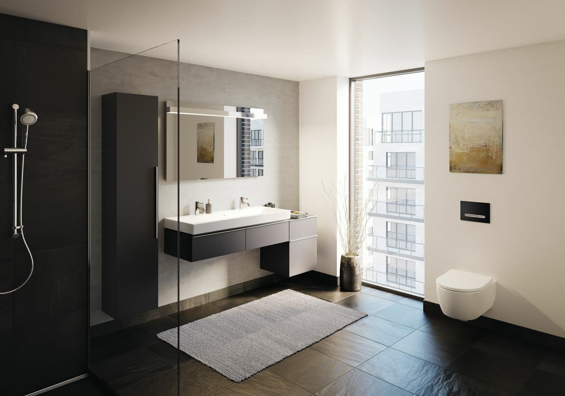 Miroir lumineux Geberit iCon 90 cm - vue 4