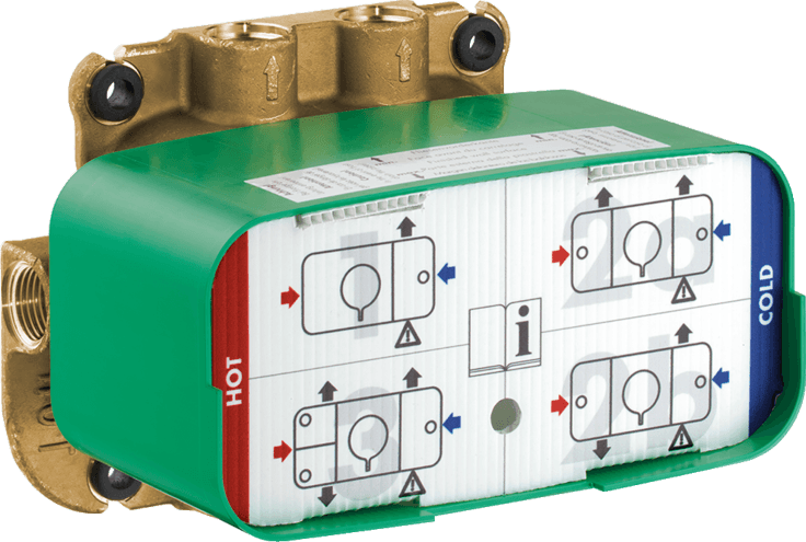 Corps d'encastrement pour module thermostatique Axor One