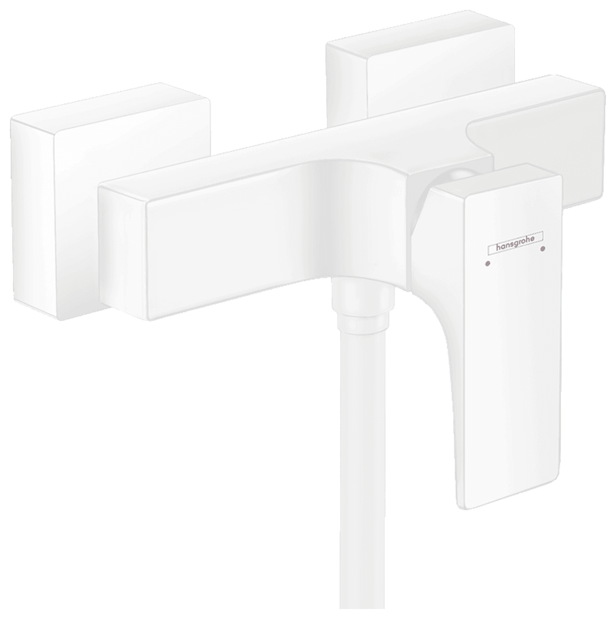 Mitigeur de douche Hansgrohe Metropol en blanc mat