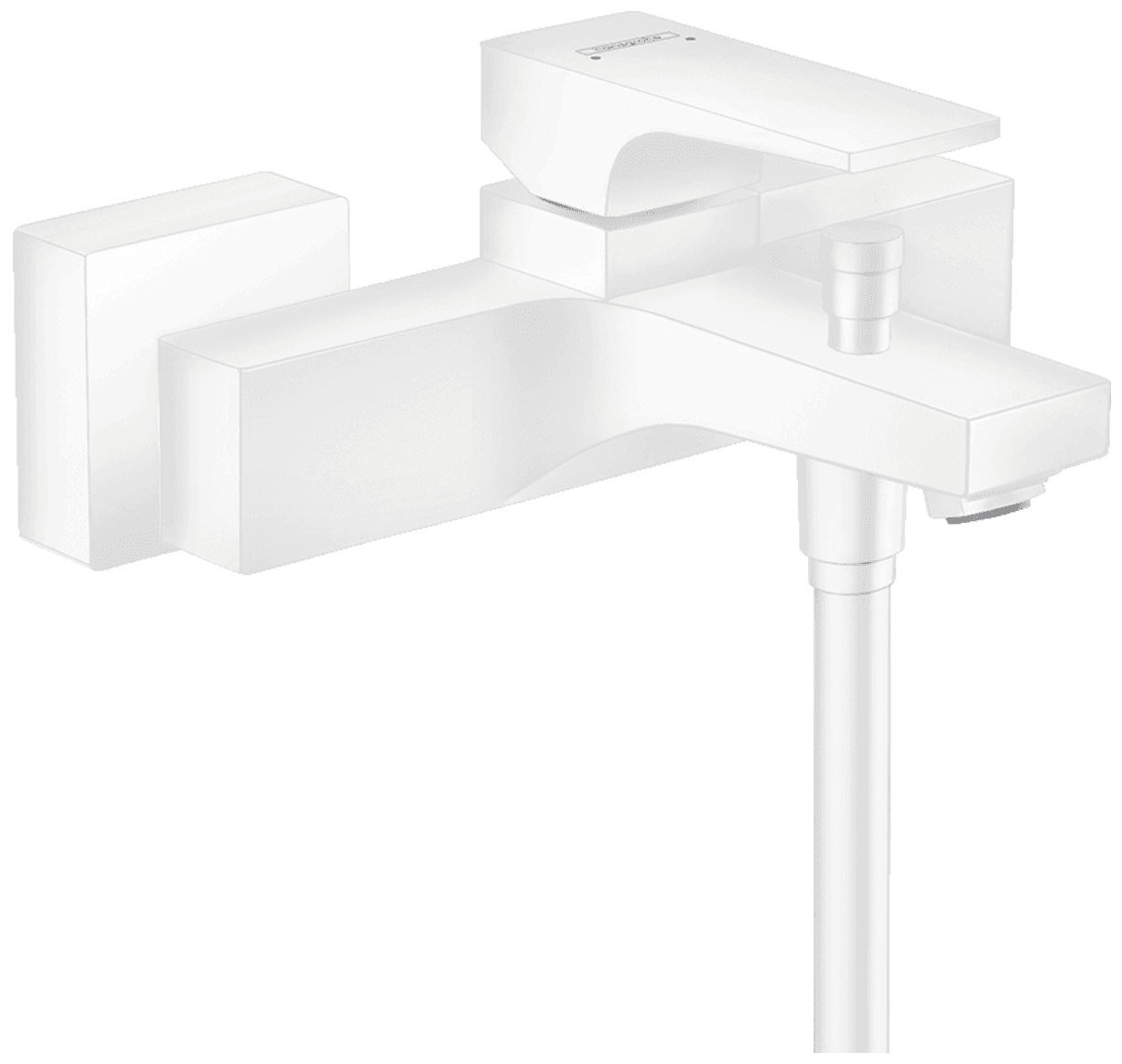 Mitigeur de bain / douche Hansgrohe Metropol en blanc mat