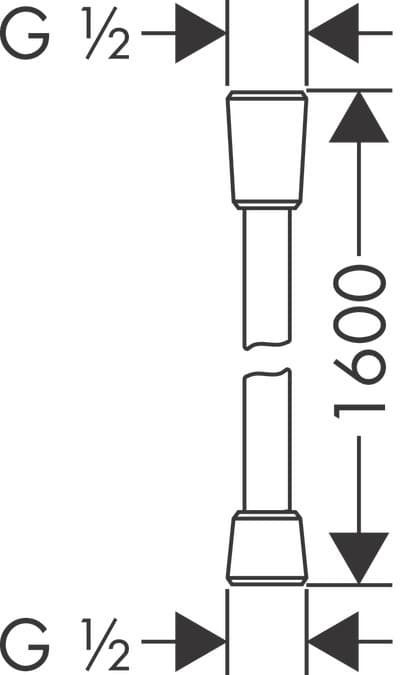Flexible de douche Hansgrohe Isiflex 1,60 m - vue 4