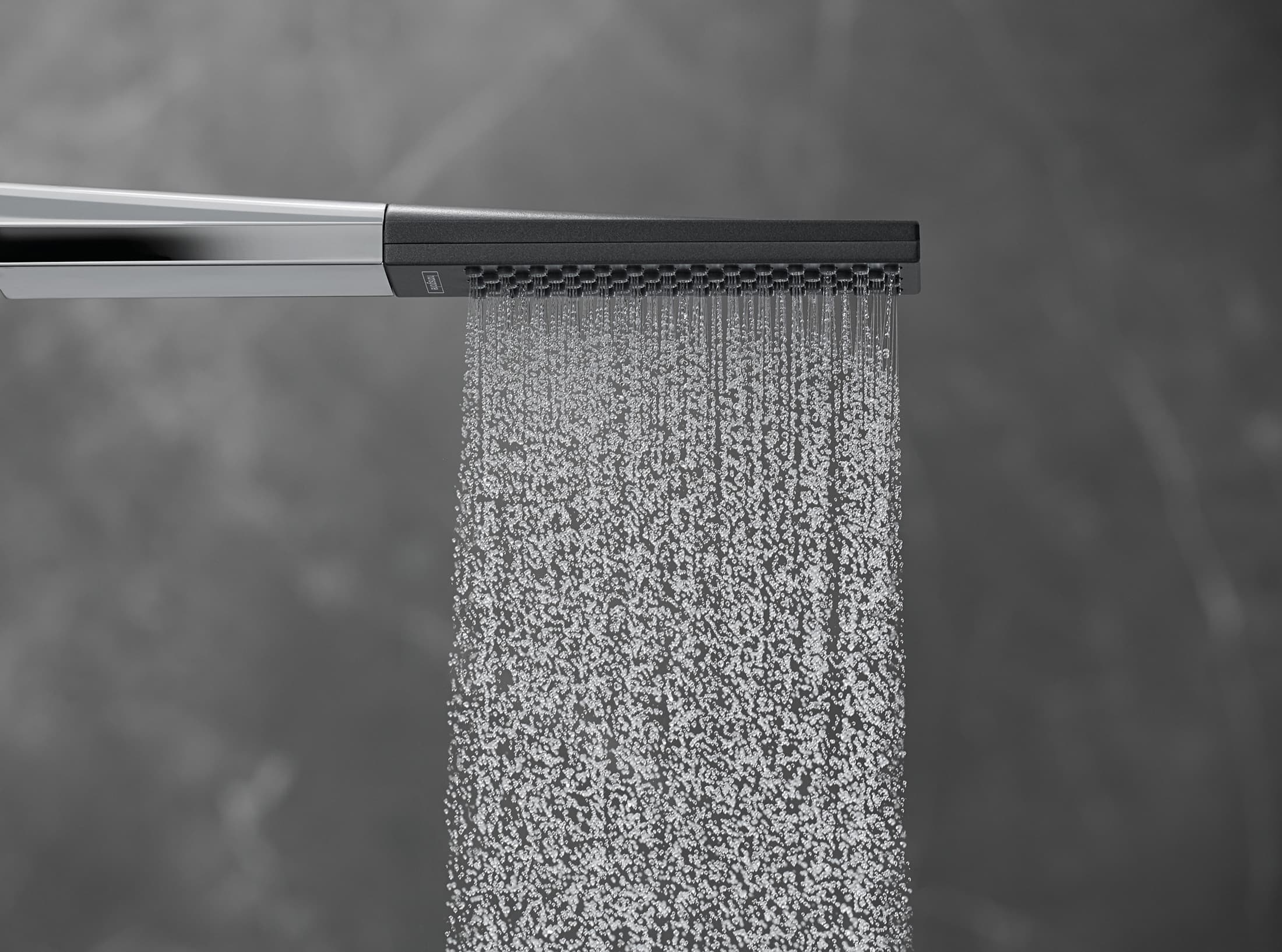 Support mural Hansgrohe avec douchette à main Rainfinity 100 1 jet PowderRain et flexible 160 cm en chromé - vue 4