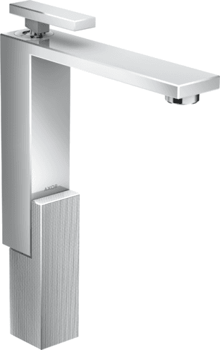 Mitigeur de lavabo Axor Edge 280 avec bonde push-open coupe diamant