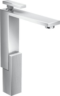 Mitigeur de lavabo Axor Edge 280 avec bonde push-open coupe diamant