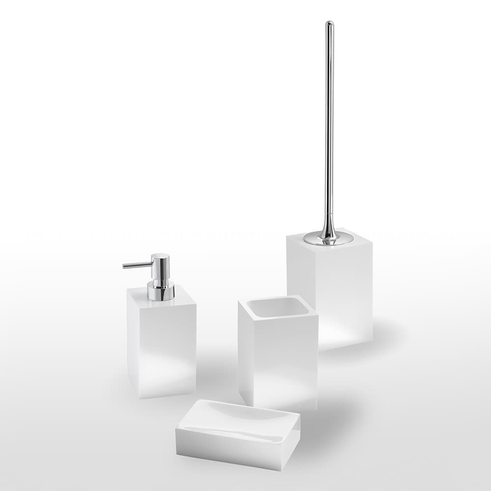 Distributeur de savon Sofia blanc brillant - vue 3