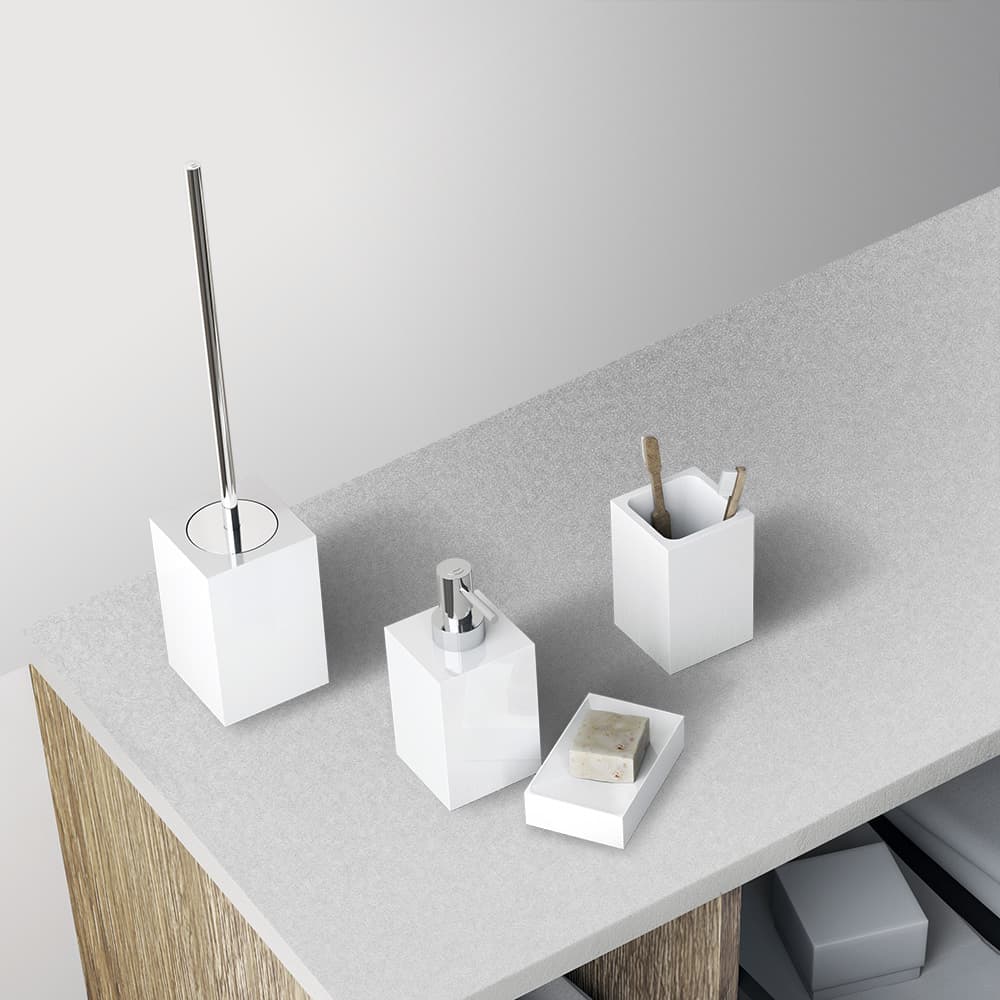 Distributeur de savon Sofia blanc brillant - vue 4