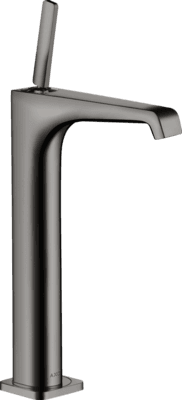 Mitigeur de lavabo AXOR Citterio E 250 surélevé pour vasque libre en noir chromé poli