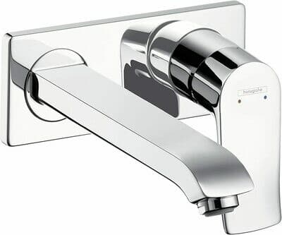 Mitigeur de lavabo encastré Hansgrohe Metris 225 mm en laiton chromé