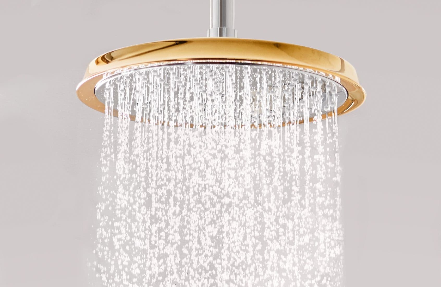 Douche de tête Hansgrohe Raindance Classic 240 1 jet avec bras de douche en chromé doré - vue 3