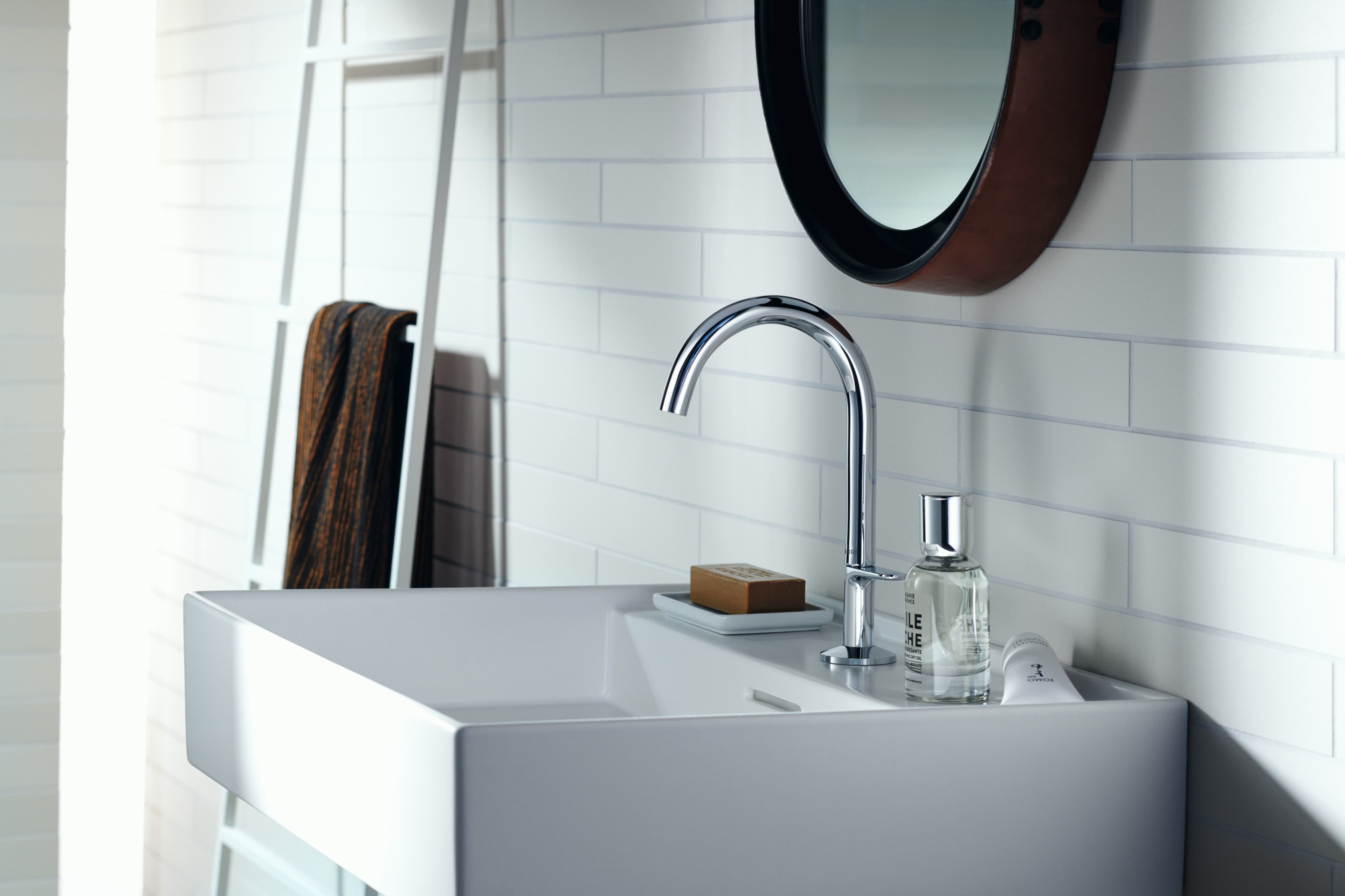 Mitigeur de lavabo AXOR One Select 170 avec bonde push-open - vue 3