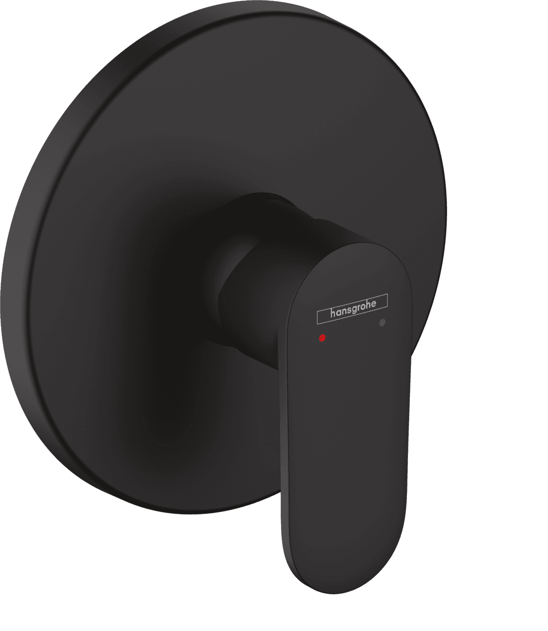Set de finition pour mitigeur de douche encastré Hansgrohe Vernis Blend en noir mat