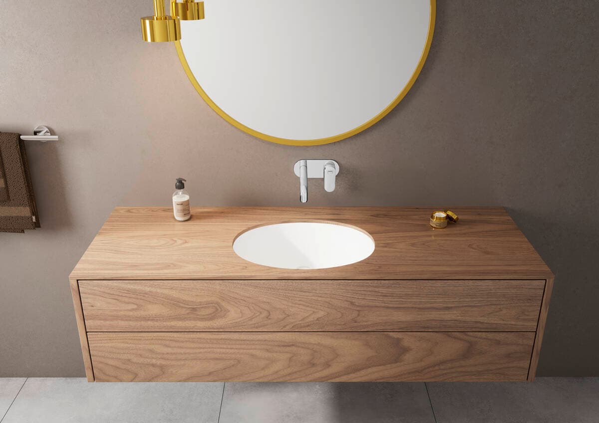 Mitigeur de lavabo encastré Hansgrohe Vernis Blend 207 mm en laiton chromé - vue 3