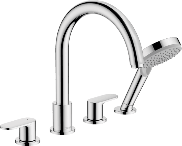 Mélangeur 4 trous pour montage sur bord de baignoire Hansgrohe Vernis Blend