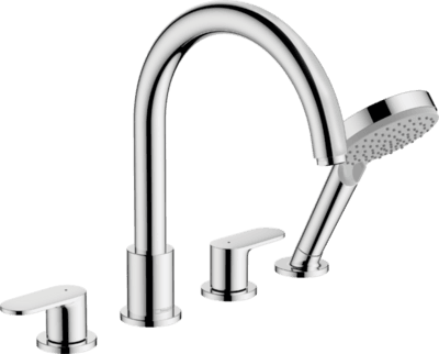 Mélangeur 4 trous pour montage sur bord de baignoire Hansgrohe Vernis Blend