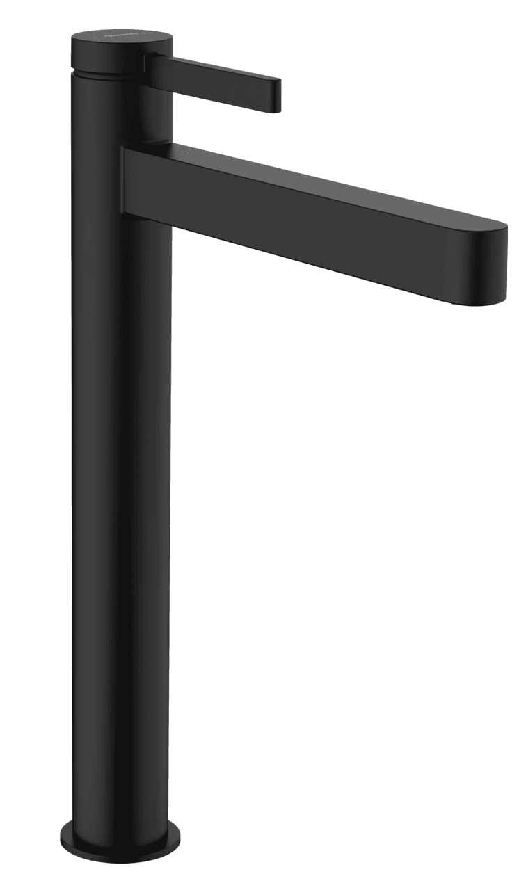 Mitigeur de lavabo Hansgrohe Finoris 260 avec bonde push-open en noir mat