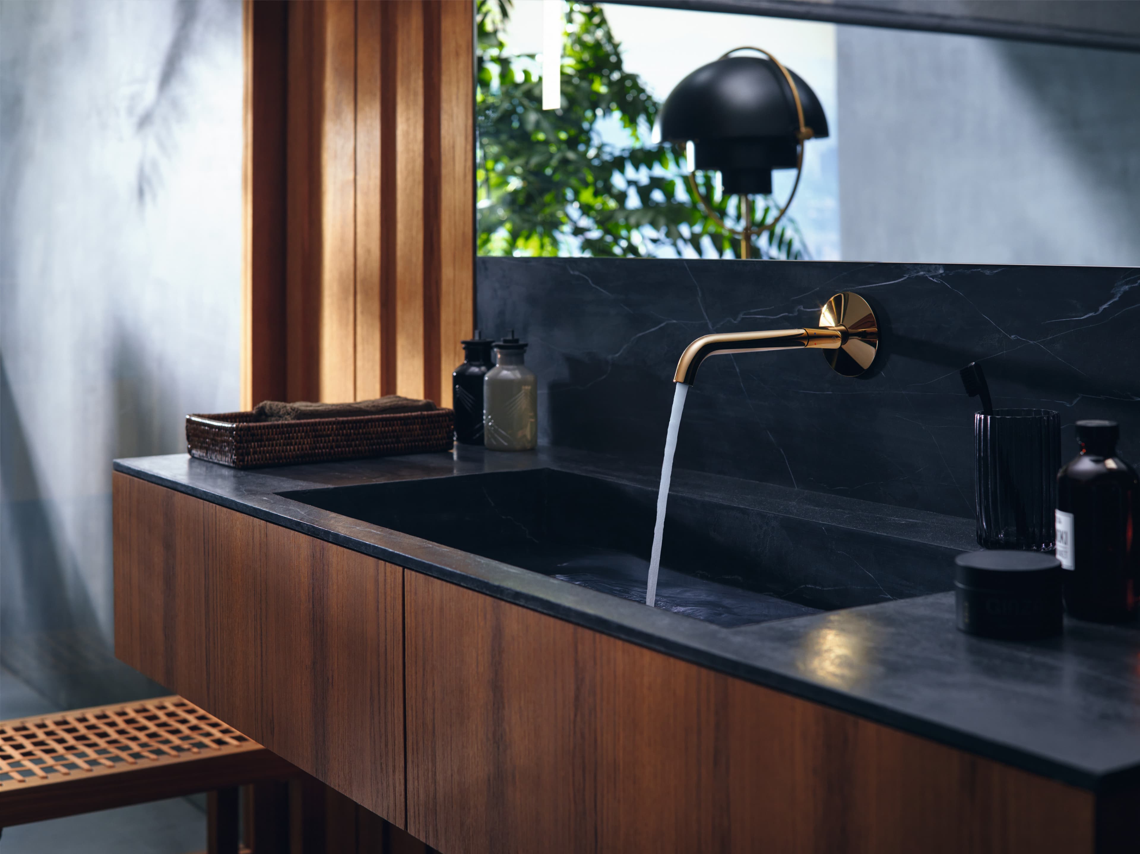 Mitigeur de lavabo encastré AXOR One Select 220 mm avec bonde à écoulement libre - vue 4