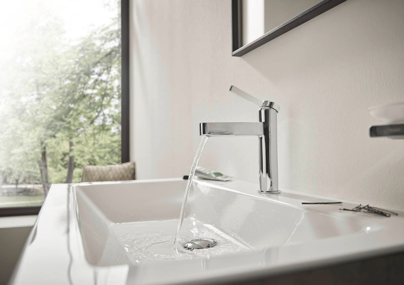 Mitigeur de lavabo Hansgrohe Finoris 110 CoolStart avec bonde push-open - vue 4