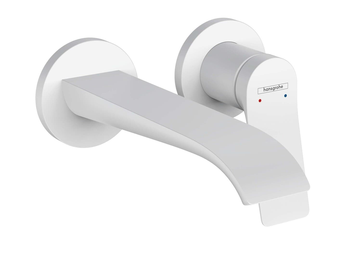 Mitigeur de lavabo encastré Hansgrohe Vivenis 195 mm en blanc mat