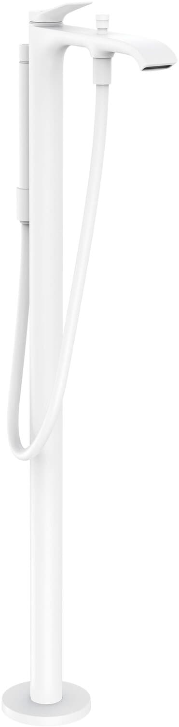 Mitigeur de bain / douche Hansgrohe Vivenis pour montage au sol en blanc mat