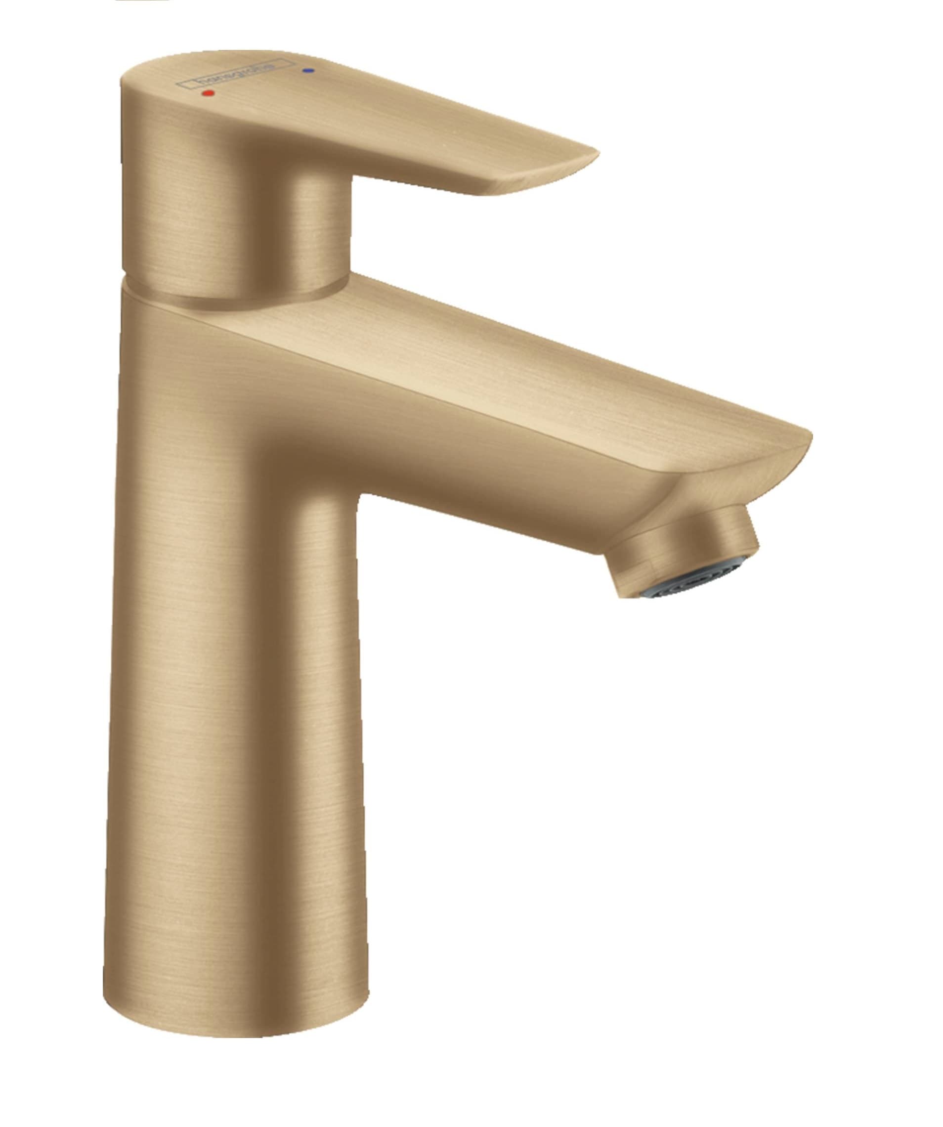 Mitigeur de lavabo Hansgrohe Talis E 110 avec tirette et vidage en bronze brossé - vue 3