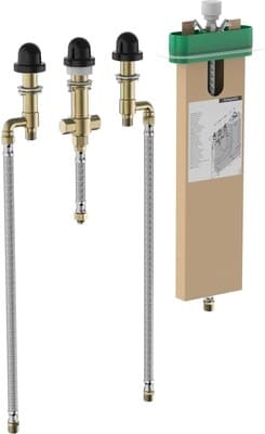 Corps d'encastrement pour montage sur bord de baignoire combiné 4 trous