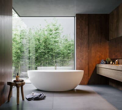 Baignoire en îlot Glass - Série Denver - 180 x 80 cm