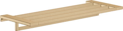 Porte-serviettes multi-barres Hansgrohe AddStoris en bronze brossé