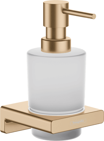 Distributeur de savon liquide Hansgrohe AddStoris en bronze brossé