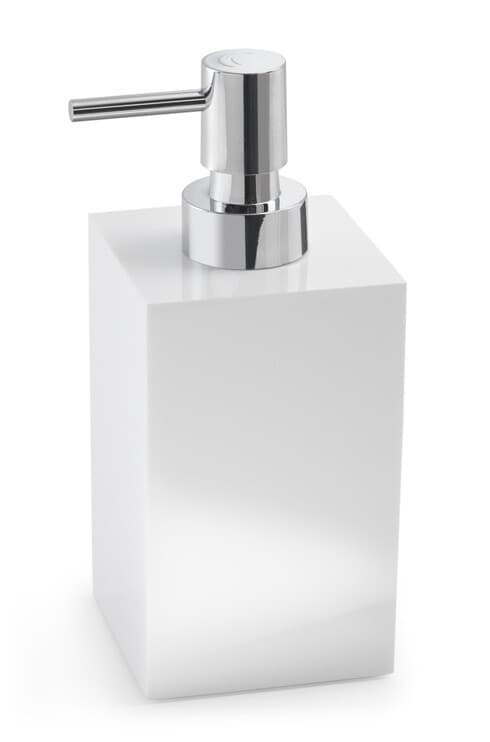 Distributeur de savon Sofia blanc brillant