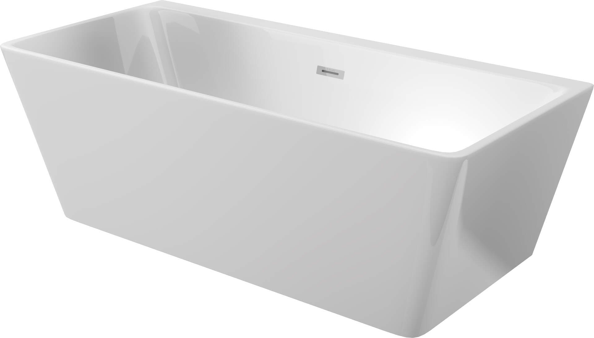Baignoire rectangulaire en acrylique Deante Hiacynt PureOne - 170 x 80 cm - vue 10
