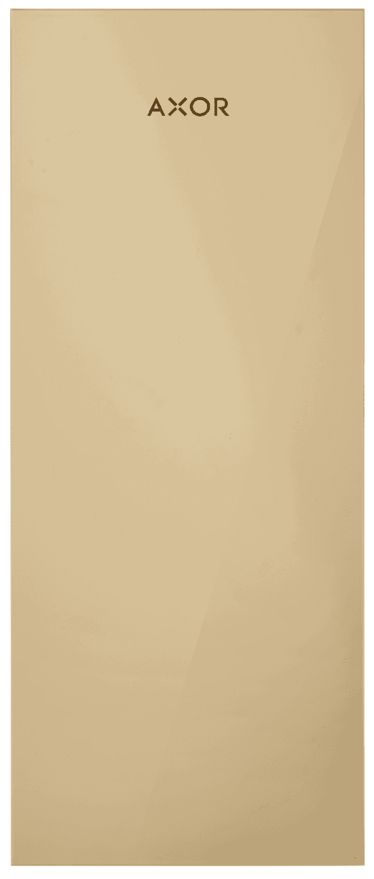 Plaque de finition 245 AXOR MyEdition en bronze poli