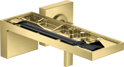 Mitigeur de lavabo encastré AXOR MyEdition sans plaque, bec 221 mm avec bonde à écoulement libre en laiton brossé