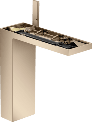 Mitigeur de lavabo AXOR MyEdition 230 sans plaque, avec bonde push-open en or rouge poli