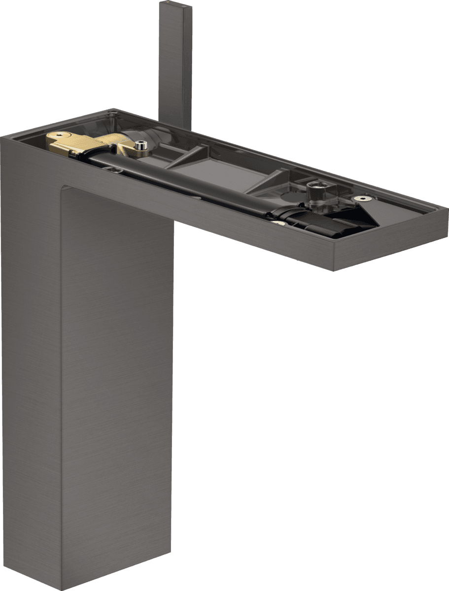 Mitigeur de lavabo AXOR MyEdition 230 sans plaque, avec bonde push-open en noir chromé brossé