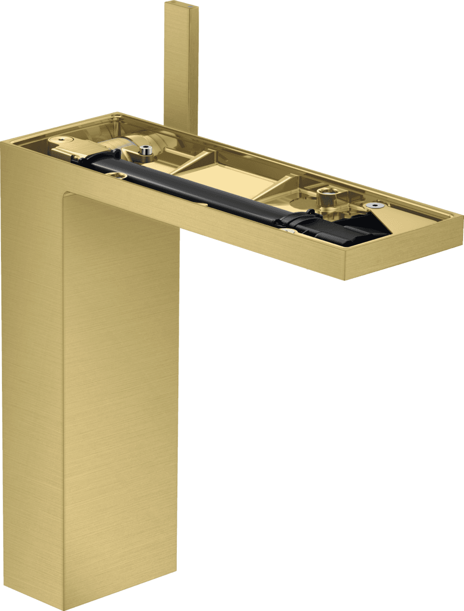 Mitigeur de lavabo AXOR MyEdition 230 sans plaque, avec bonde push-open en laiton brossé