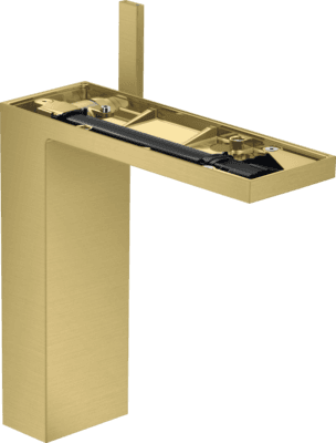 Mitigeur de lavabo AXOR MyEdition 230 sans plaque, avec bonde push-open en laiton brossé