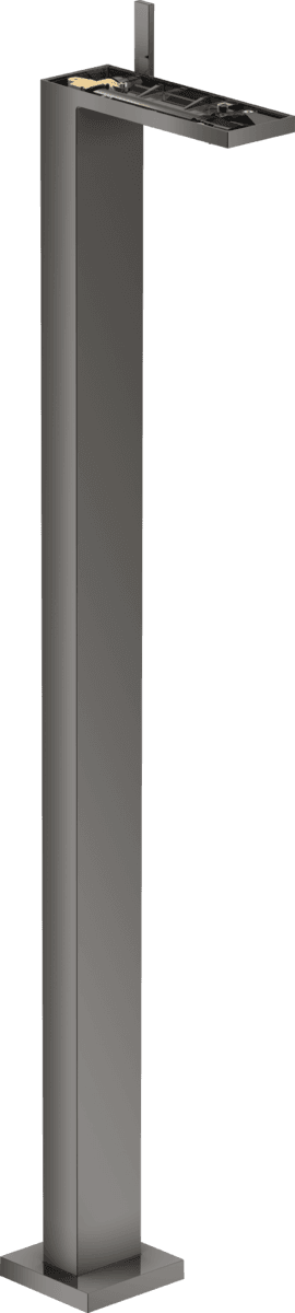 Mitigeur de lavabo AXOR MyEdition sur pied sans plaque, avec bonde push-open en noir chromé poli