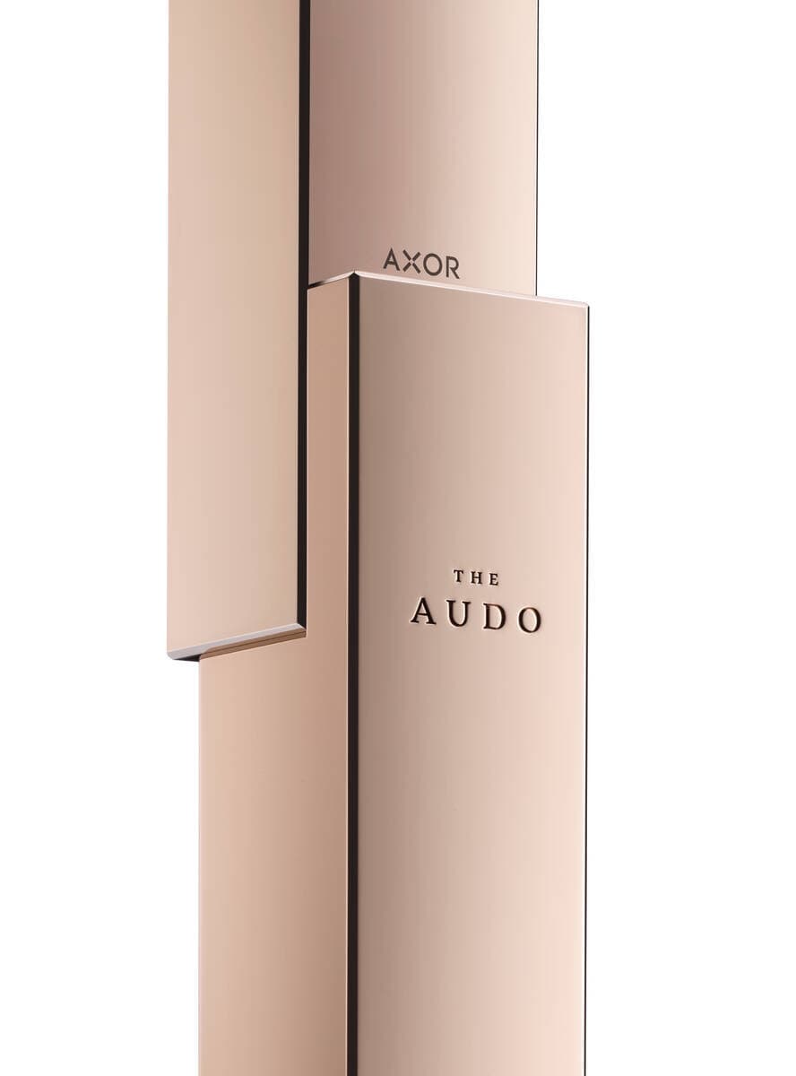 Mitigeur de lavabo Axor Edge 280 avec bonde push-open en or rouge poli - vue 5