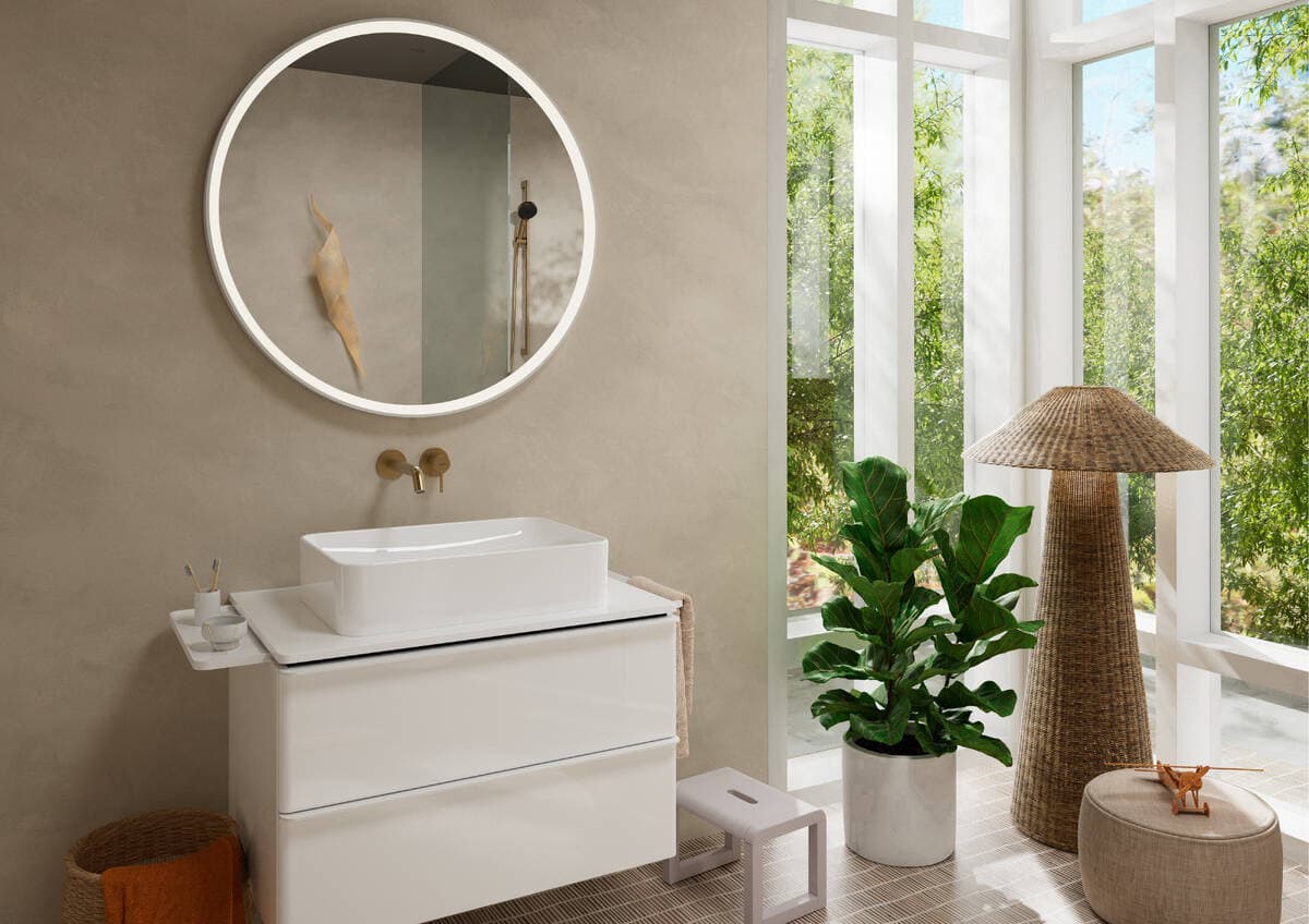 Mitigeur de lavabo encastré Hansgrohe Tecturis S 225 mm en bronze brossé - vue 3