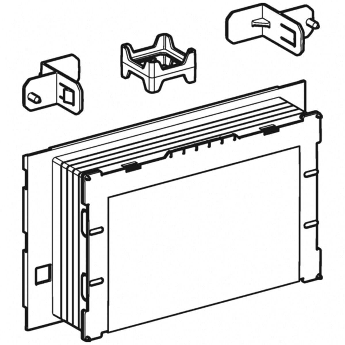 Kit d’installation Geberit, à fleur de paroi, pour réservoir à encastrer 12 cm Sigma - vue 3