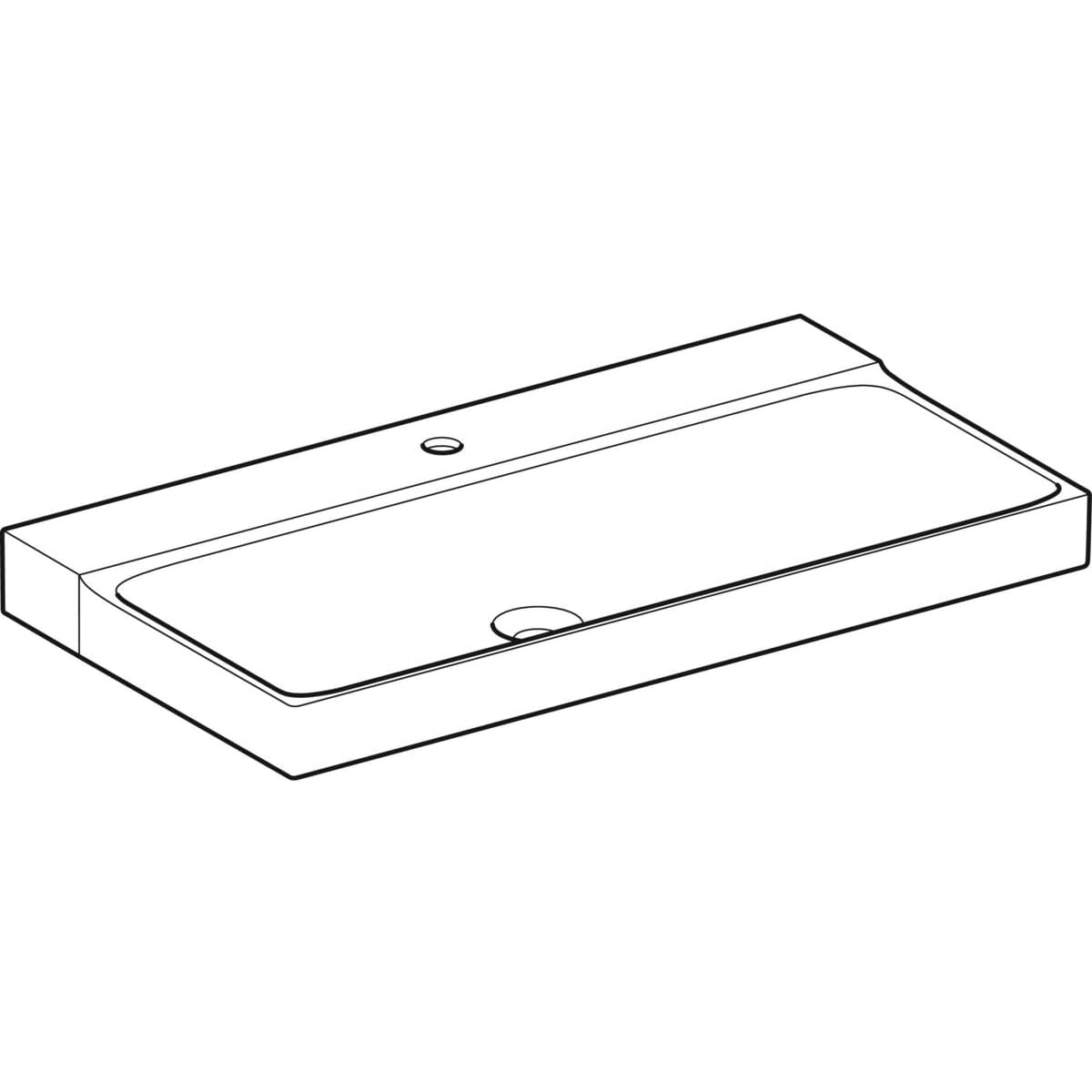 Plan-vasque Geberit Xeno² 90 cm - vue 3