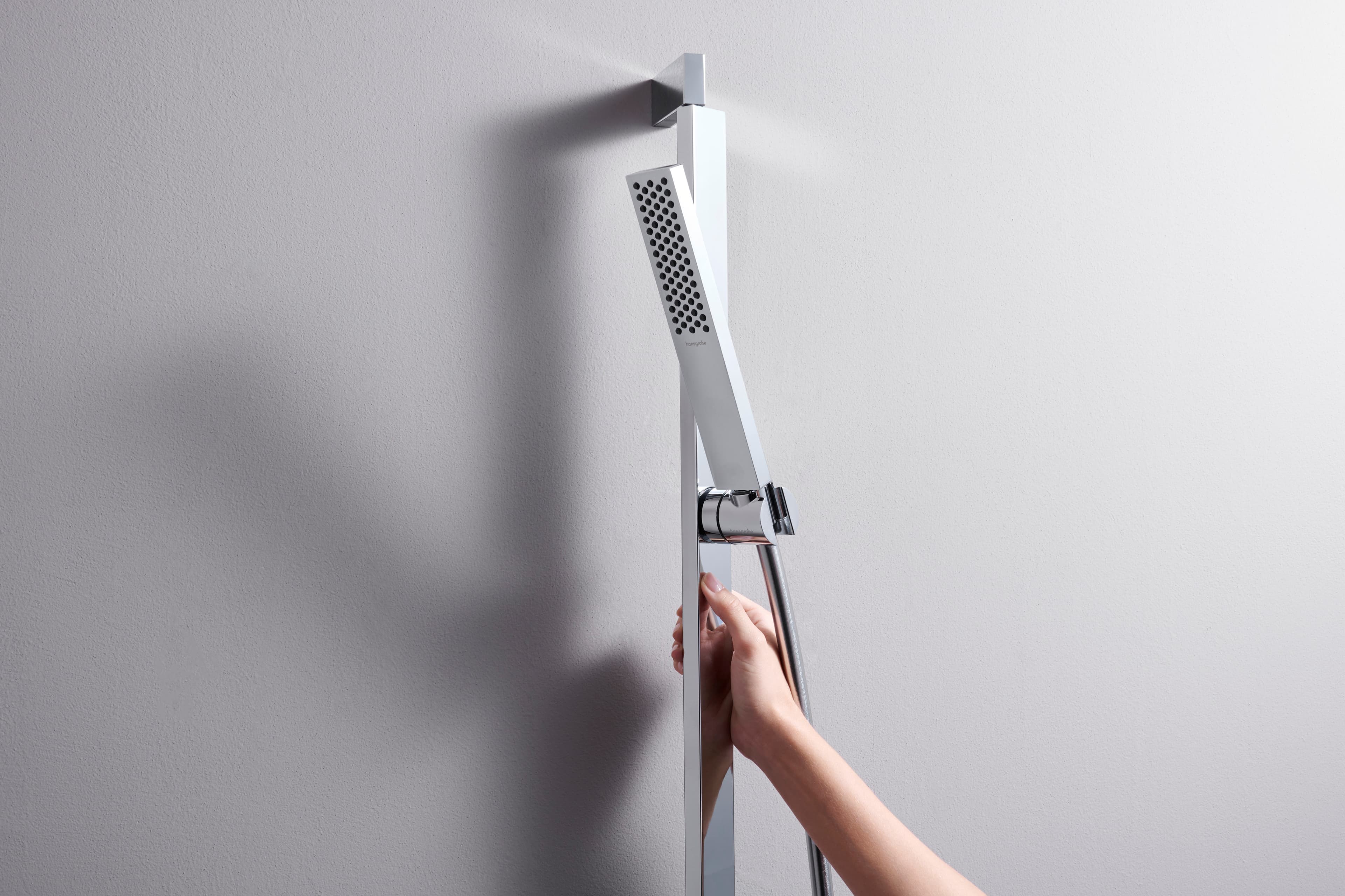 Douchette à main Hansgrohe Pulsify E 100 1 jet EcoSmart - vue 8